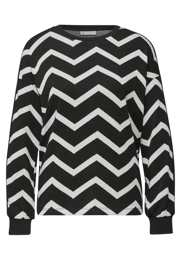 Street One 'Shirt mit Galonstreifen' A324300-20001