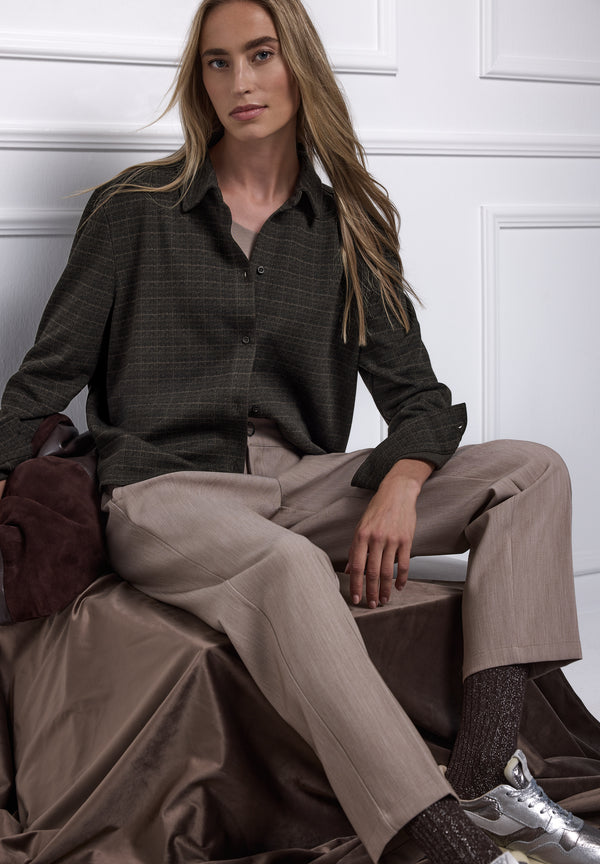 Street One 'Karierte Jacquard Hemdbluse' A346234-20001