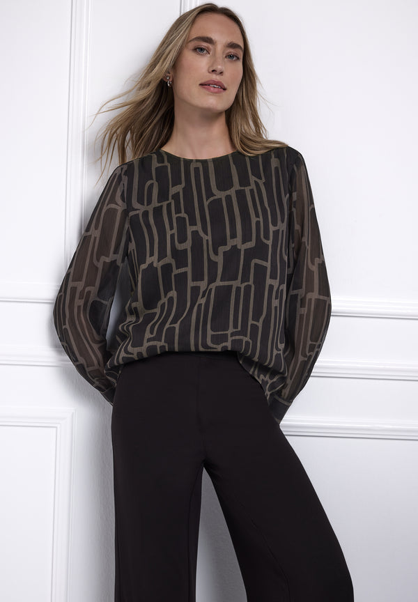 Street One 'Gemusterte Chiffon Bluse' A346229-27103